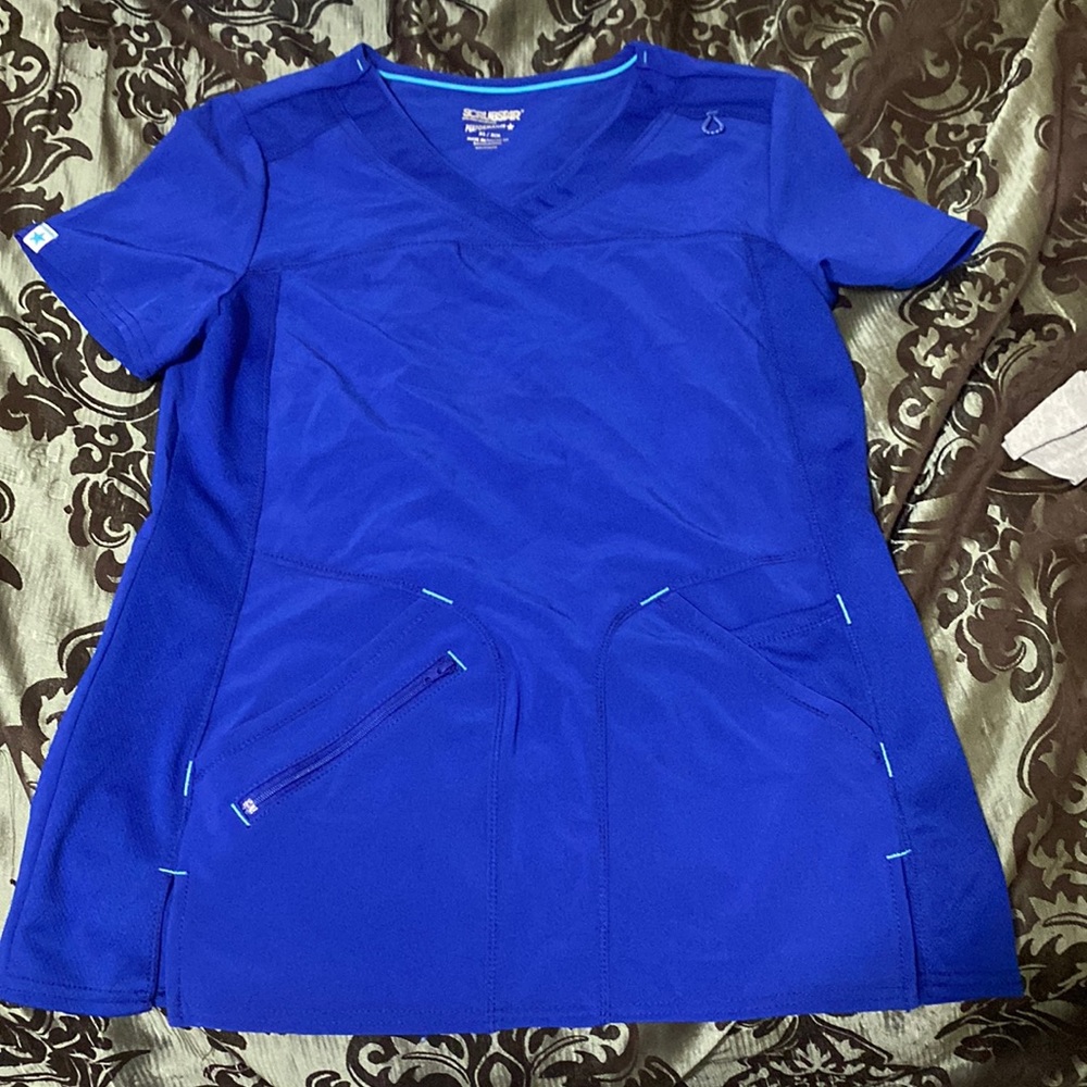 Blue Scrub top